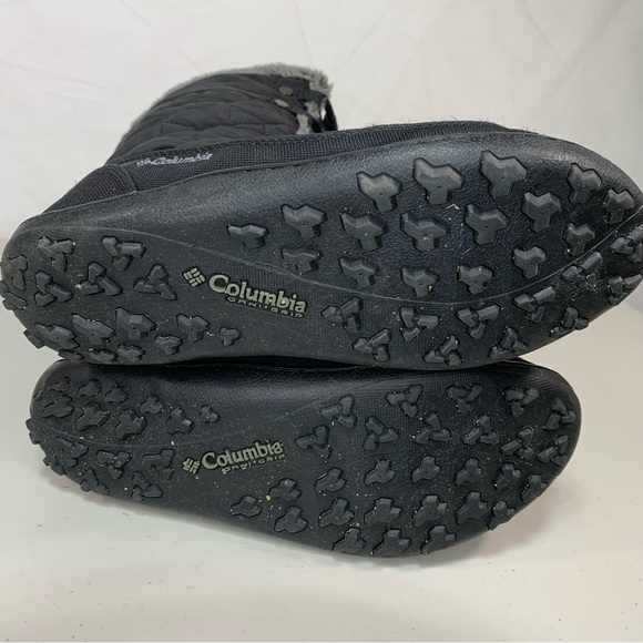 COLUMBIA WOMEN’S MINX MID II OMNI-HEAT BOOTS - BLACK, CHARCOAL size US9.5 UK7.5 - Picture 6 of 11